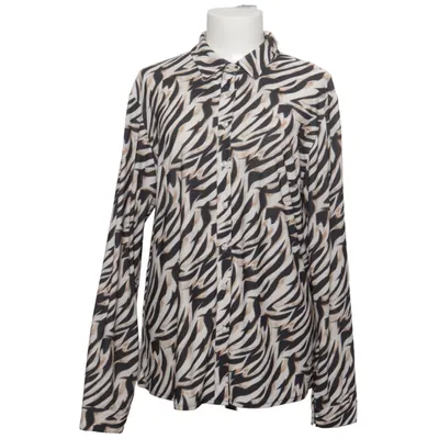 Blus (Beige, Svart, Vit) från Angelle Milan Elastan, Polyester, Viskos