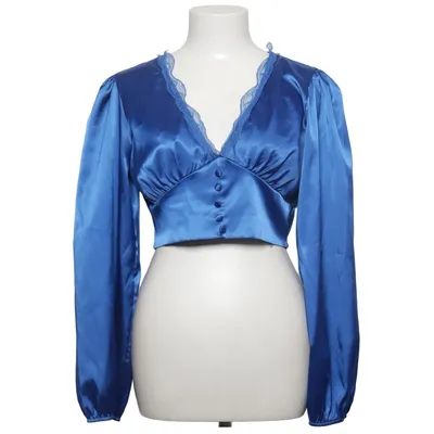 Crop top (Blå) fra LVCILIA Elastan, Polyester