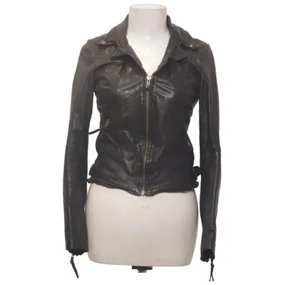 Biker jacket (Black) from Muubaa Cotton, Leather, Polyester