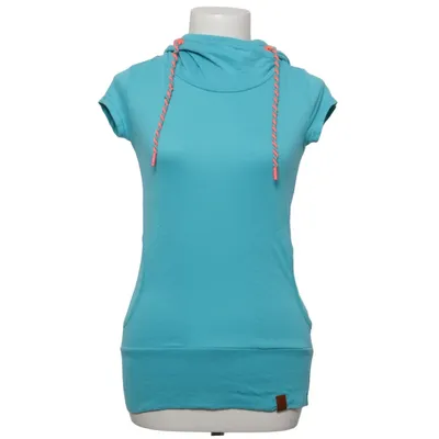 Short sleeve hoodie (Blue) from Blind Date Casual Cotton, Polyester