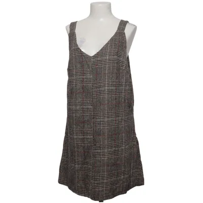 Latzkleid (Grau, Beige, Rot)