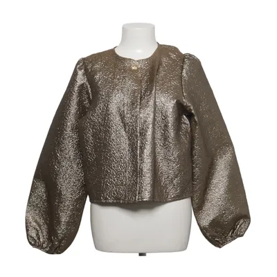 Cardigan (COITW/09 GOLD BUTTON BLOUSE) fra Cotton Club Metallfiber, Polyester