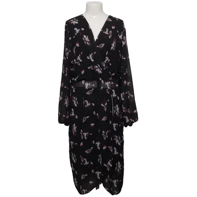 Robe portefeuille (Noir, Multicolore) de My Own Élasthane, Polyester, Viscose