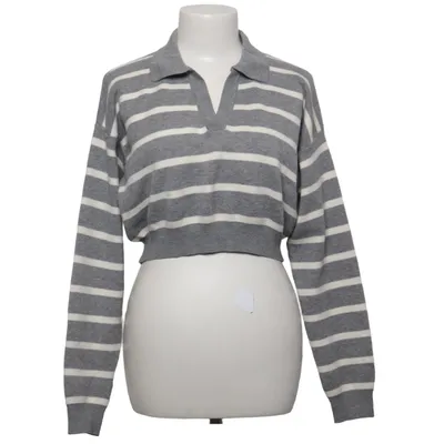 Sweater (Gray, White) from Bershka