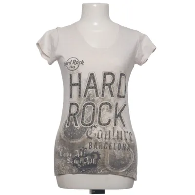 T-shirt (Beige) från Hard Rock Cafe Bomull, Polyester