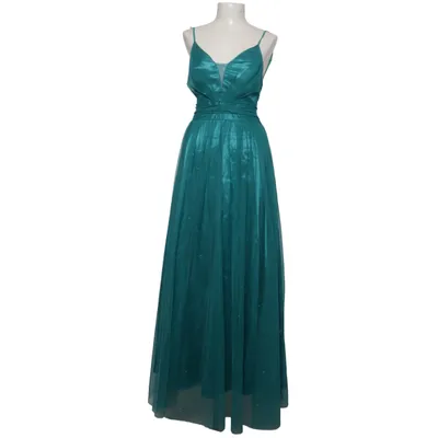 Evening gown (Green) from Shiny Elastane, Polyester
