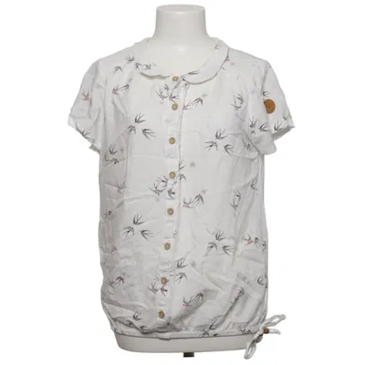Korte mouwen shirt (Wit, Meerkleurig) van Gina Viscose