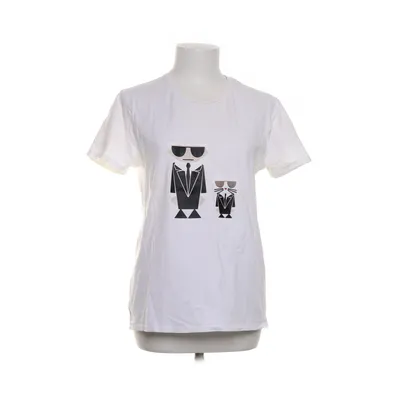 T-shirt (Vit, Flerfärgad) från Karl Lagerfeld Bomull, Elastan