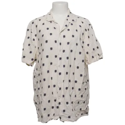 Korte mouwen shirt (Wit, Zwart) van Warehouse Katoen, Linnen, Viscose