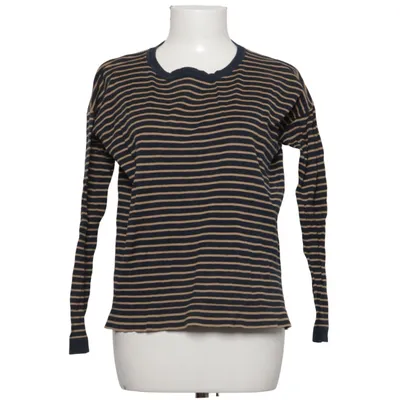 Lange mouwen shirt (Blauw, Beige) van Mango Basics