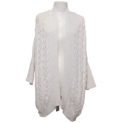 Cardigan (White) from Black Story Acrylic, Cotton