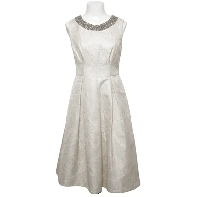 Cocktail dress (Beige) from Jenny Packham Elastane, Metallic fiber, Polyamide, Polyester