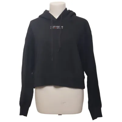 Sweat à capuche (Noir) de Converse Coton, Polyester