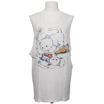 Tanktop (Wit, Meerkleurig) van Unif Katoen, Modal