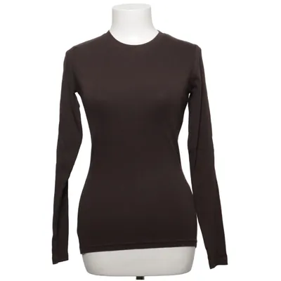 Long sleeve T-shirt (Brown) from Samsøe & Samsøe Elastane, Organic cotton