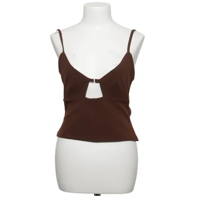 Crop top (Brown) from ASOS Design Elastane, Polyester