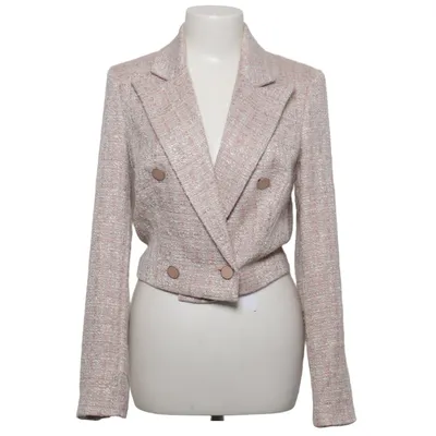 Blazer (Pink, Hvid, Flerfarvet) fra Guess Akryl, Elastan, Polyester