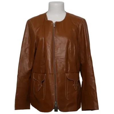 Lederjacke (Braun) von Madeleine Leder, Polyester