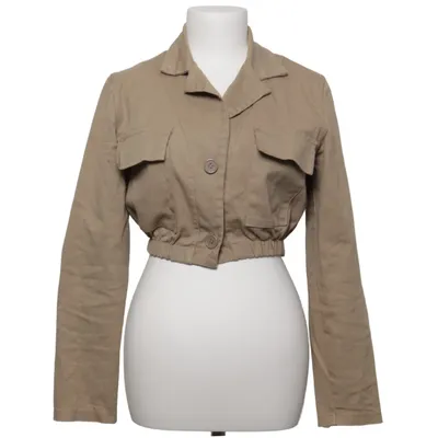 Jacket (Beige) from LVCILIA Cotton, Elastane