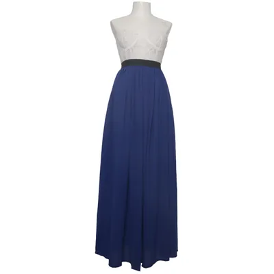 Maxi jurk (Blauw, Wit) van Belcci