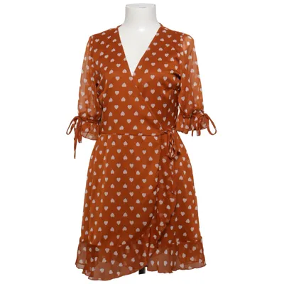 Wikkeljurk (Bruin, Wit) van Wednesday's Girl Polyester