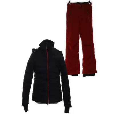 Ski set (Black, Red) from Crivit Pro Polyamide, Polyester