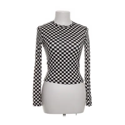 Långärmad t-shirt (Svart, Vit) från Mango