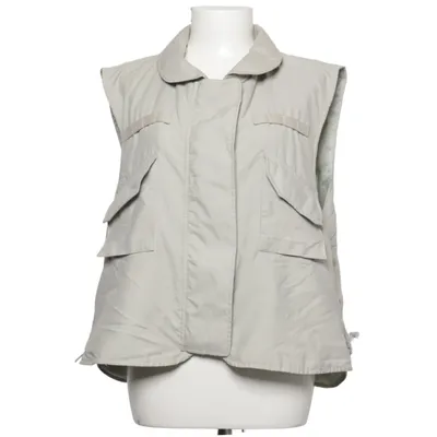 Outer vest (Beige) from Mariella Burani Cupro, Polyester
