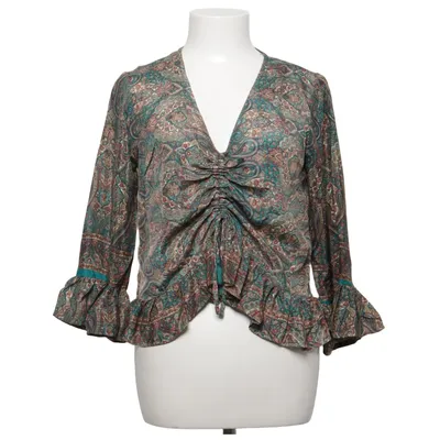 Blus (Grön, Flerfärgad) från Guru Shop Polyester