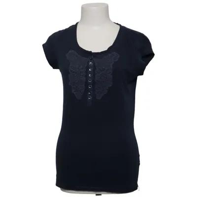 T-shirt manches longues (Bleu) de Geddes and Gillmore Coton, Élasthane
