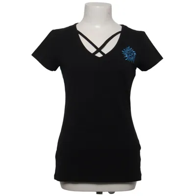T-shirt (Black, Blue) from Super.Natural Cotton, Elastane