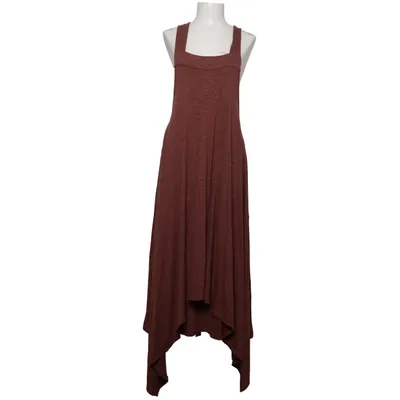 Maxi dress (Red) from Free People Cotton, Linen, Polyester, Viscose