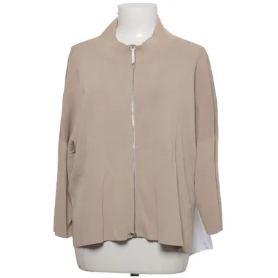 Cardigan (Beige, Wit) van Fabiana Filippi Katoen, Elastaan, Polyamide