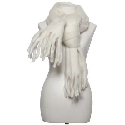 Halsduk (Vit) från Calvin Klein Akryl, Polyamid, Ull