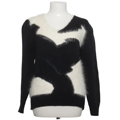 Sweater (Sort, Hvid) fra Sixth Sense Akryl, Angora, Viscose, Uld