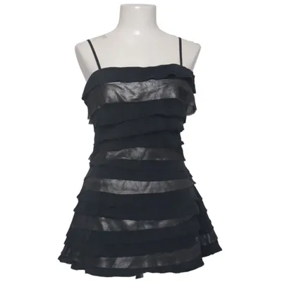 Haut (Noir, Argent) de Fairly Coton, Polyester, Soie