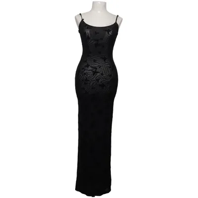 Maxikjole (Sort) fra White Fox Elastan, Polyester