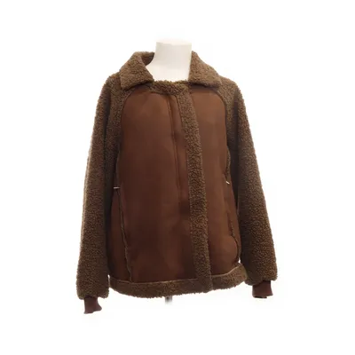 Veste en peau de mouton retournée (Marron) de Dazy Polyester