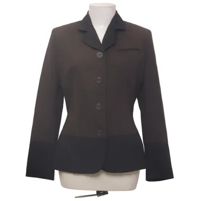 Blazer (Brown, Black) from Vestino Polyester, Viscose