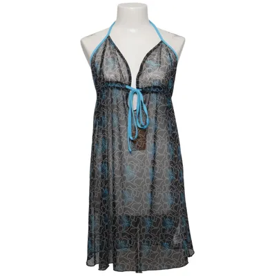 Strandkleid (Schwarz, Blau) von Okay Elasthan, Polyester