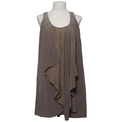 Dress (Beige, Purple) from Tonycohen Silk, Viscose