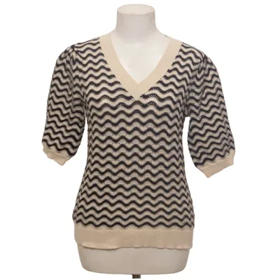 Top (Zwart, Beige) van Minus Katoen, Polyamide, Polyester