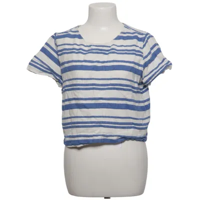 T-shirt (Blue, White) from Levi Strauss & Co Cotton, Linen
