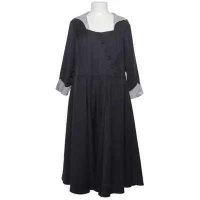 Dress (Gray, White) from Miss Candyfloss Cotton, Elastane, Polyester, Viscose