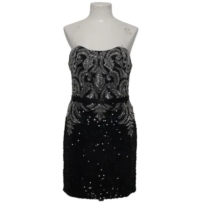 Cocktailkleid (Schwarz, Silber) von Scala Polyester, Seide