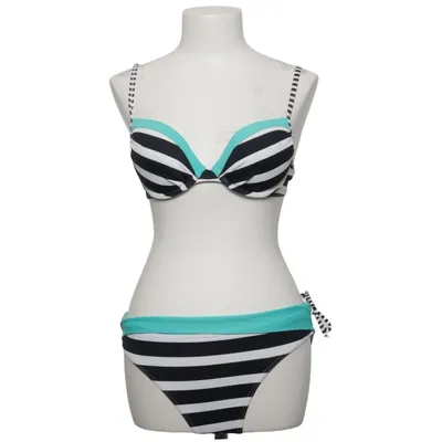 Bikini (Black, White, Turquoise) from Kangaroos Polyamide