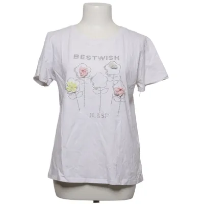 T-shirt (Vit) från M&V Bomull, Elastan
