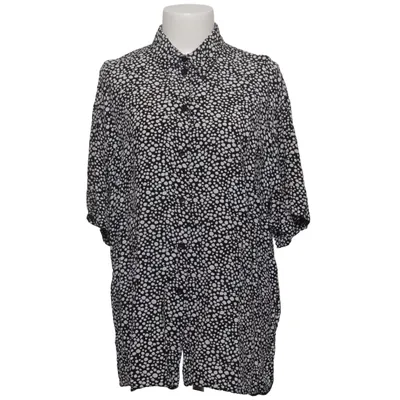 Chemise à manches courtes (Noir, Blanc) de Fashion Collection Polyamide, Viscose
