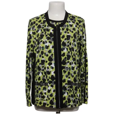 Cardigan (Grøn, Sort, Hvid) fra Golléhaug Elastan, Viscose