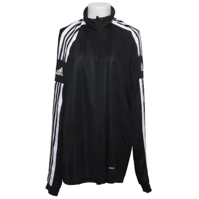 Träningsjacka (Svart, Vit) från Adidas Polyester